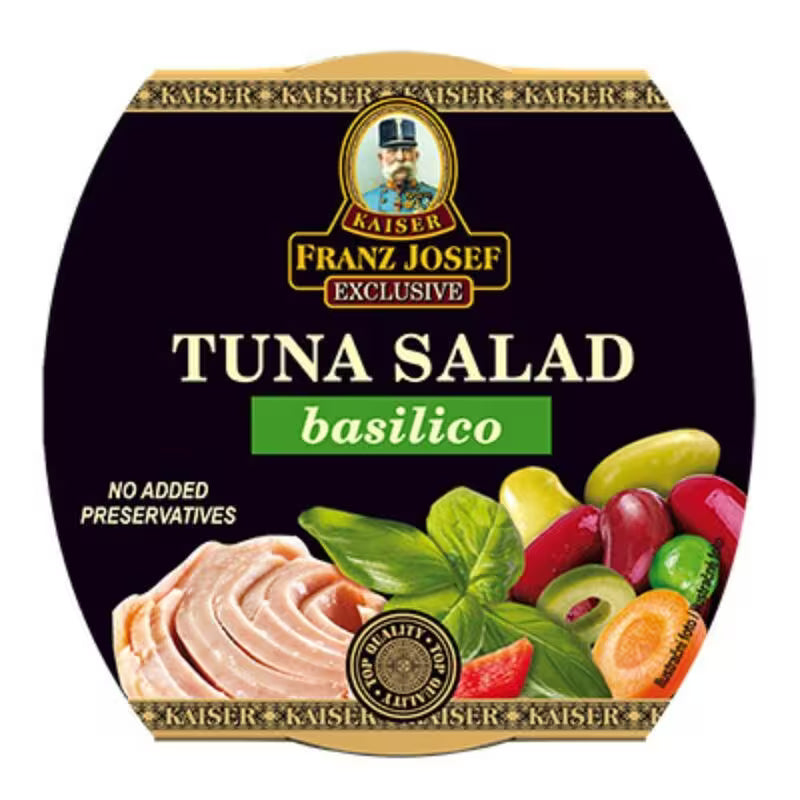 Franz Josef Tuniakový šalát Basilico 160g