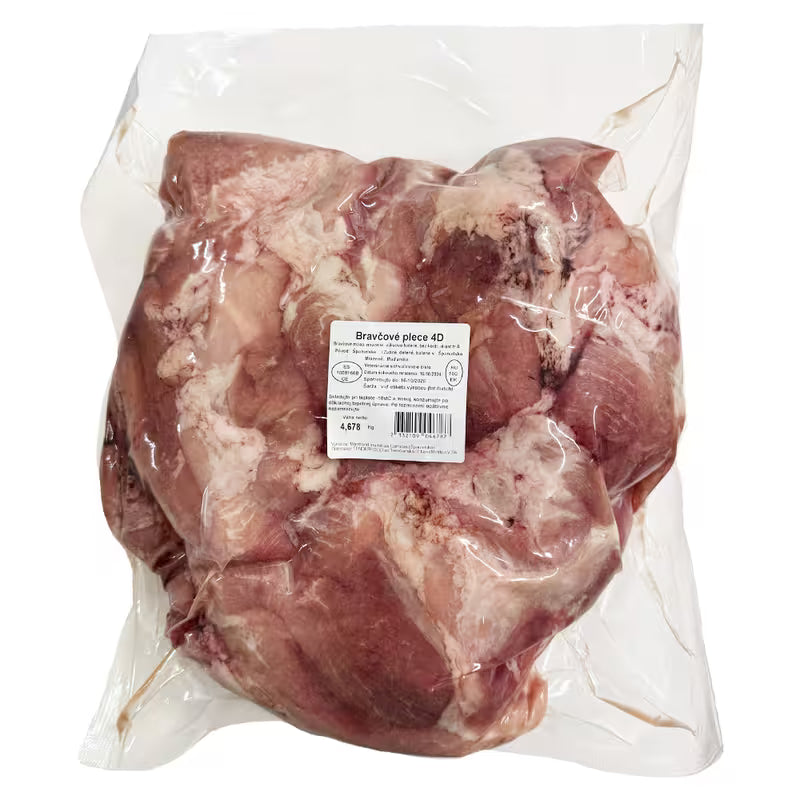 Mrazené Bravčové plece 4D cca 5kg Tenderfood