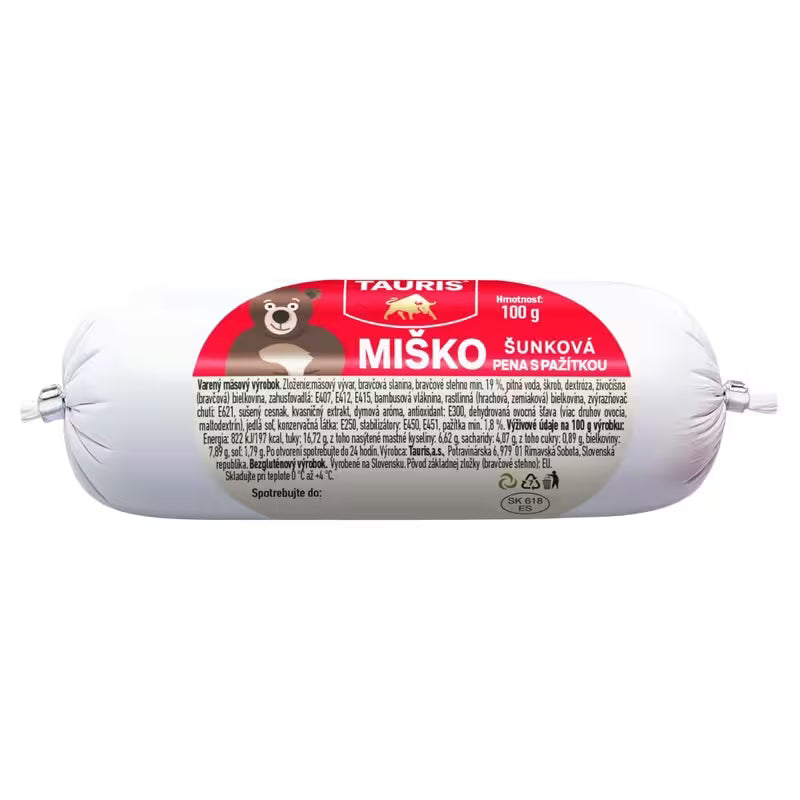 Šunková pena s pažítkou Miško 100g, Tauris
