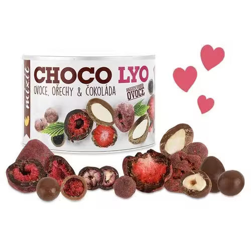 Chrumkavé ovocie a orechy v čokoláde 180g, Mixit