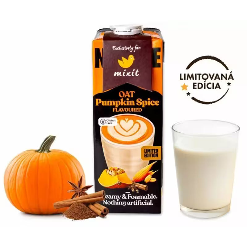 Nápoj Ovsený Pumpkin Spice Oat 1l Mixit