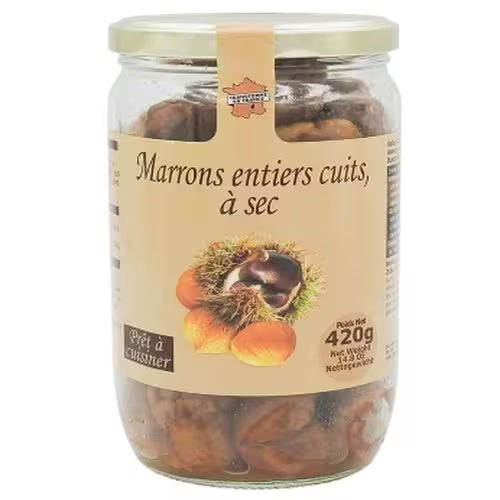 Gaštany lúpané varené 420g Jardimére