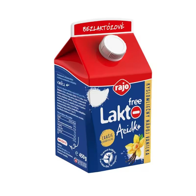 Acidko Lakto Free Vanilka 450g Rajo