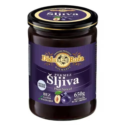 Lekvár slivkový 650g Dida Boža