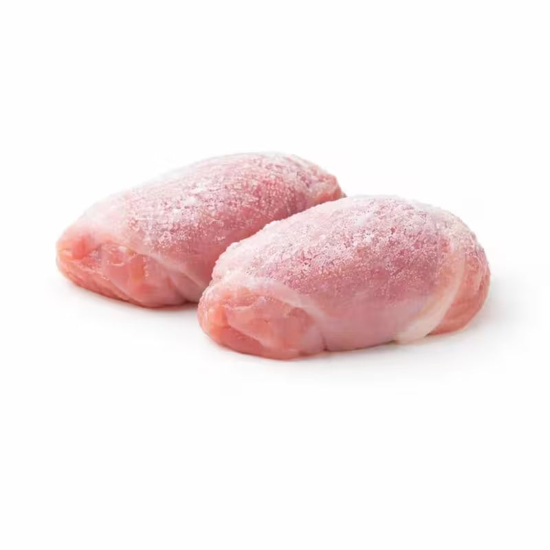 Mrazené Kuracie stehno bez kosti a kože, kaliber 120g / 5kg kartón Beef House