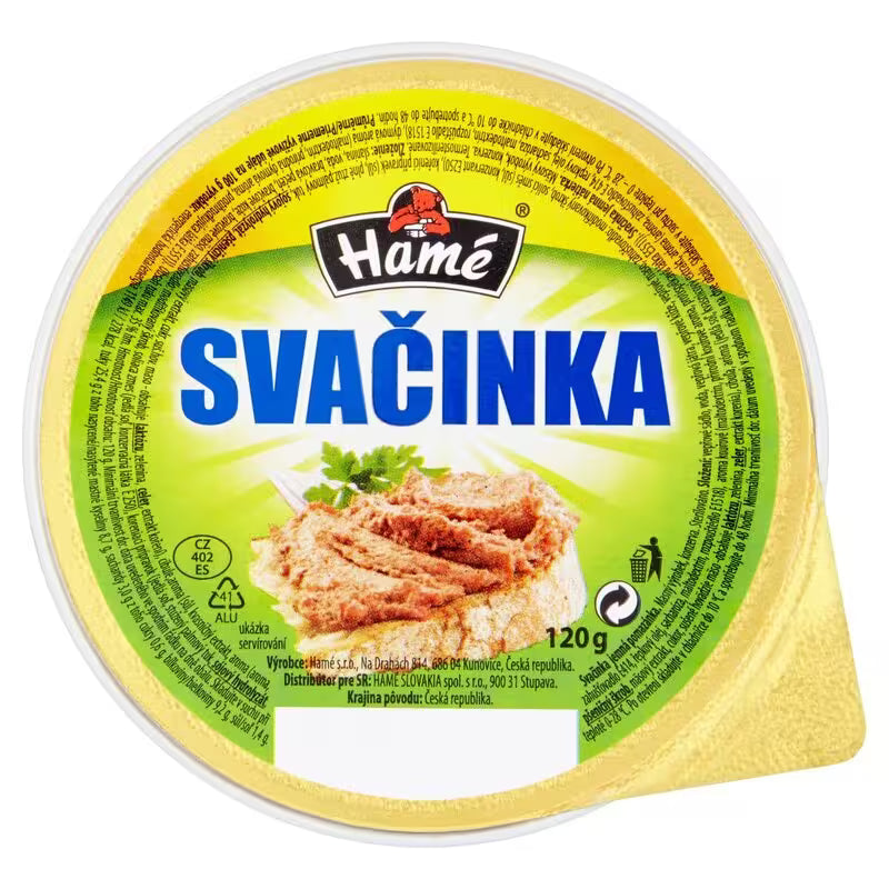 Paštéta Svačinka jemná nátierka Hamé 120g