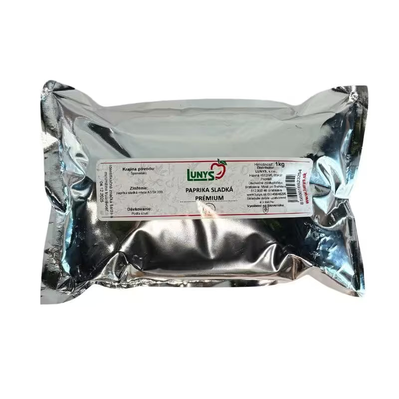 Korenie Paprika sladká Prémium 1kg Lunys