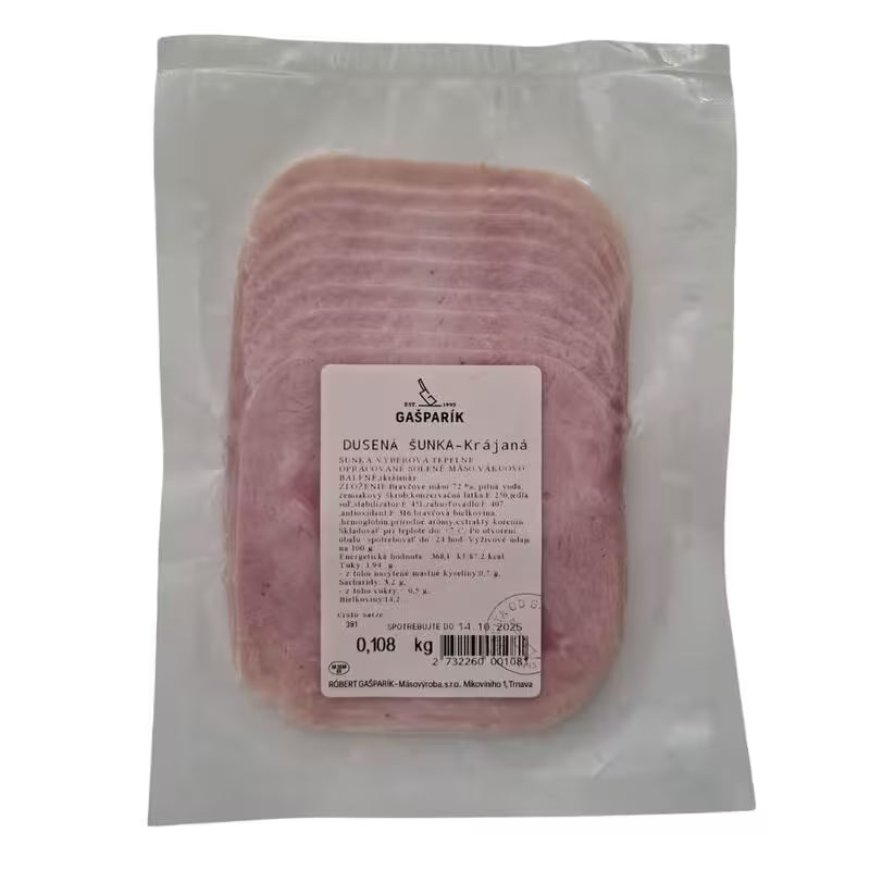 Šunka Dusená cca 100g Gašparík