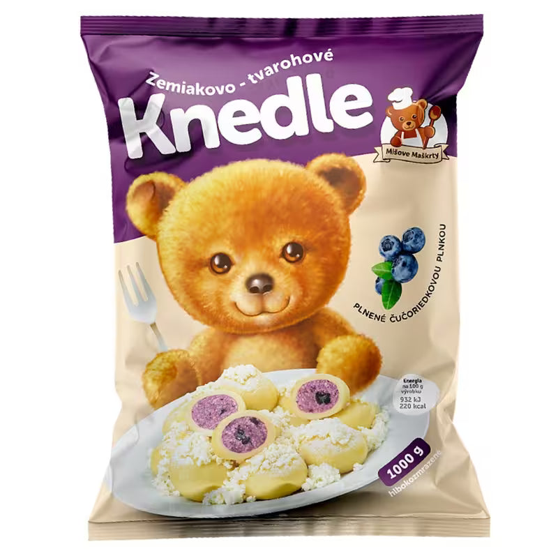 Mrazené Knedle Čučoriedkové 1kg Mišove maškrty